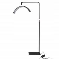 LED kosmetinė grindų lempa MOON, 36W, juoda, 6000K, dienos šviesa