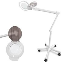 Kosmetinė lempa su didinamuoju stiklu Physa, 10W, 820 lm, 5 dpt, 72 LED, 100 cm, 230V
