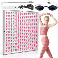 Medicininė lempa RED 660/850nm, 225 SMD diodų, su reflektoriumi