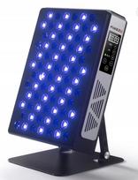 Šviesos terapijos lempa su raudonu UV filtru, reguliuojamu pasvirimu ir laikmačiu