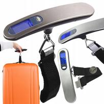 Bagažo svarstyklės su kabliuku, LCD ekranu, iki 50 kg