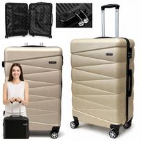 Didelis lagaminas su ratukais Sapphire DUO2, ABS, XXL, su užraktu