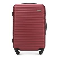 Vidutinio dydžio kietas lagaminas WITTCHEN, 65 l, burgundiškos spalvos, ABS, 56-3A-312