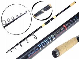 Teleskopinė karpių meškerė 3,30 m, 3,5 lbs, anglies pluošto, grometas 50 mm