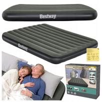 Pripučiamas dvigulis čiužinys BESTWAY 6713N, veliūrinis