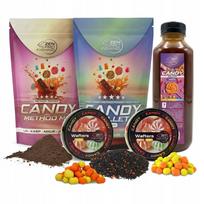 Žvejybos rinkinys ZEN PRO FISHING CANDY su method feeder, pelletėmis, masalų mišiniu ir wafters