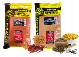 Žūklės masalas BAIT OPTIMA ROACH 10 kg, ochė, krilių, vanilės, kukurūzų ir kanapių mišinys