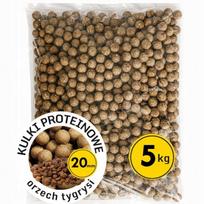 Baltyminiai rutuliukai karpiams, graikinių riešutų ir tigrinių riešutų, 20 mm, 5 kg