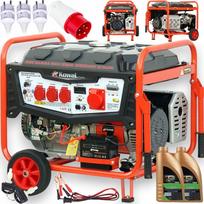 Elektros generatorius 10,3 kW, elektrinis užvedimas, valandų skaitiklis, vario statorius, AVR, Blacksmith