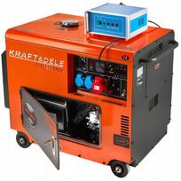 Dyzelinis generatorius 7 kW, 230/400V, 16 AG, su ATS, 3 fazės