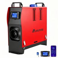 Automobilinis šildytuvas MUDIRO 8 kW, 12V/24V, su LCD ekranu ir nuotoliniu valdymu, tinkamas kemperiams
