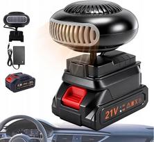 Automobilio akumuliatoriaus šildytuvas su USB, 1500 mAh, su JAV kištuku