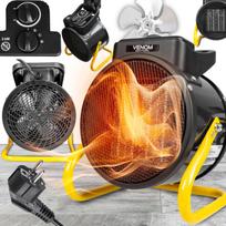 Keraminis elektrinis šildytuvas VENOM, 3000 W, su termostatu