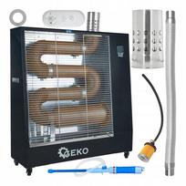 Infraraudonųjų spindulių alyvos šildytuvas 13 kW su LCD termostatu, nuotolinio valdymo pultu ir pompa GEKO