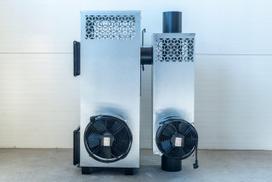 Pūtiklinė šildymo krosnis dirbtuvėms Goat NG30kW su rekuperatoriumi