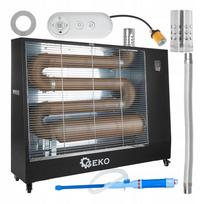 Naftos infraraudonųjų spindulių šildytuvas 16 kW su LCD termostatu, nuotoliniu valdymu ir pompa GEKO