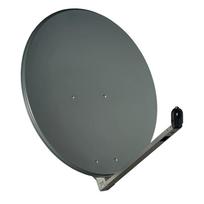 Palydovinė antena GIBERTINI OP 85 LN, 90 cm, HD/4K, plieninė, cinkuota, antracito spalvos