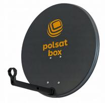 Palydovinė antena CYFROWY POLSAT BOX HD 80 cm, grafito spalvos, ASC800