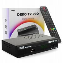 Antžeminis TV imtuvas DVBT2 DekoTV PRO, HEVC H.265