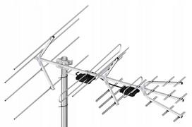 DVB-T2 kombinuota antena DIPOL A2810, VHF/UHF, 5-12/21-48 kanalai