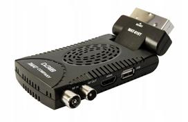 TV imtuvas DVB-T2 HEVC su WiFi, nuotolinio valdymo pultu, antena ir baterijomis