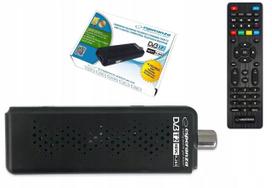 Imtuvų dekoderis HD DVB-T2 HEVC H.265, mini, su nuotolinio valdymo pultu, antžeminei televizijai