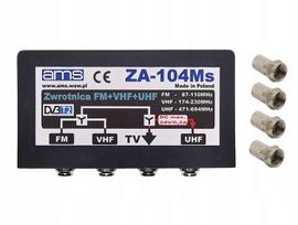 Lauko antenos perjungiklis ZA-104Ms su FM, VHF, UHF filtrais ir LTE apsauga