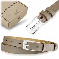 Odinis diržas moterims Stevens, smėlio spalvos