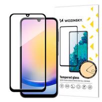 Grūdintas stiklas 9H su juodu rėmeliu Samsung A25