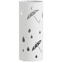 Skėčių stovas 17x41 cm baltas plienas