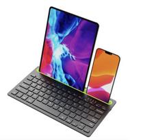 Belaidė klaviatūra su telefono ir planšetės atrama