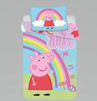 Patalynės komplektas Peppa Pig, 100 x 135 cm + pagalvės užvalkalas 40 x 60 cm