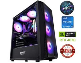 Kompiuteris MDATA GAMING Core i5-12400F 64GB 512GB SSD RTX 5070 Windows 11 Pro Stacionarus kompiuteris