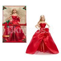 BARBIE HOLIDAY kolekcinė lėlė raudona suknele (JJX65)