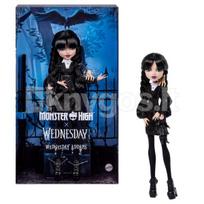 MONSTER HIGH X WEDNESDAY kolekcinė lėlė Trečiadienė (JNJ91)