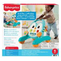 FISHER-PRICE 2 in 1 muzikinė pingvino vaikštynė (JHF74)