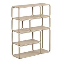 Sieninė lentyna LANCIANO Beige Metalinė