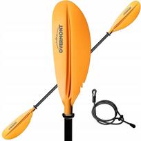 Aliuminis irklas baidarei OVERMONT, 222 cm, 920 g, raudonas