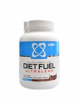 Baltyminiai milteliai USN Diet Fuel Ultralean 1000 g, šokolado skonio