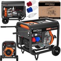 Trifazis dyzelinis generatorius KRAFT 7000W, 7 kW, 230V/400V