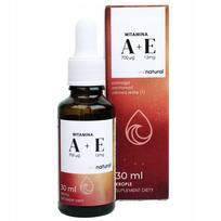 Vitaminų A+E lašai 30 ml Wenatural