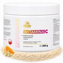 Vitaminas C milteliai su bioflavonoidais, rutina, hesperidinu 1000 mg 250 g SLAVITO