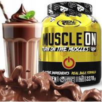 Proteino gaineris Real Pharm Muscle ON 2270g, šokolado skonio