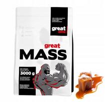 Masės didinimo papildas Great Mass 3 kg, sūdyta karamelė, Great One