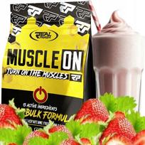 Gainer baltymai ir angliavandeniai Real Pharm Muscle ON 1000g