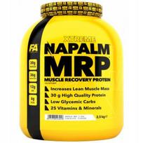 Baltyminiai milteliai FA Napalm MRP 2500g šokolado ir bananų skonio