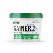 Baltyminis angliavandenių gėrimas VITALMAX GAINER 2 2250g vanilinis