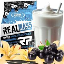 Gainer baltymai ir angliavandeniai Real Pharm Real Mass VANILLA BERRY 6800g
