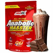Masės didintojas AMIX ANABOLIC MASSTER su CFM baltymais, angliavandeniais ir kreatinu, šokoladinio skonio