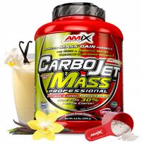 Gainer masės didinimui 3 kg, 30% baltymų, su kreatinu, BCAA ir glutaminu